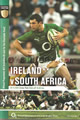 Ireland v South Africa 2009 rugby  Programmes